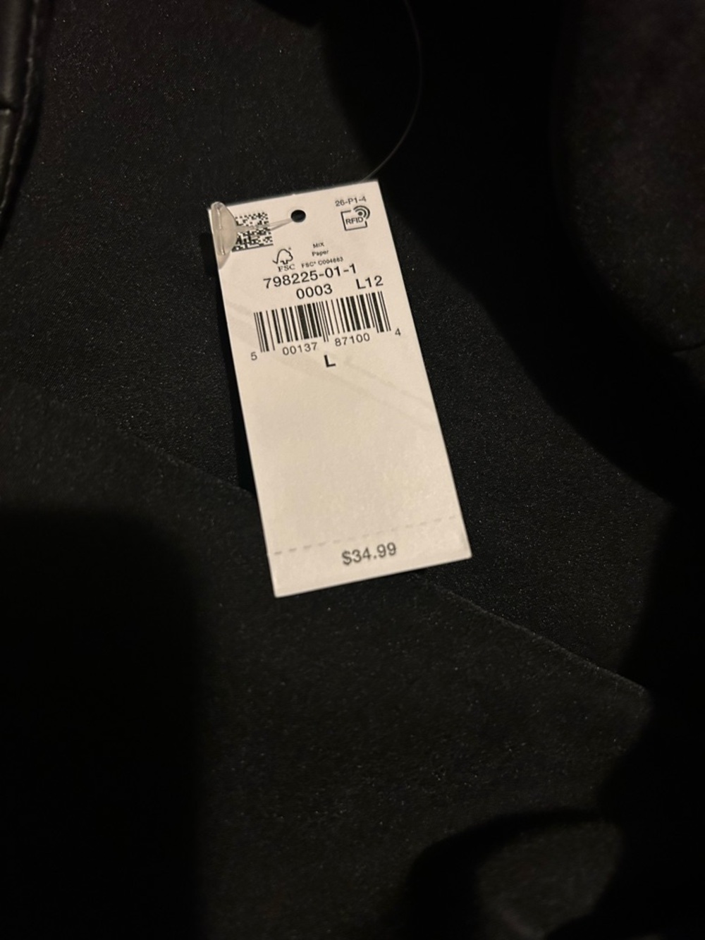 Old Navy Black Faux Leather Wrap-Front Mini Skirt - Picture 7 of 7